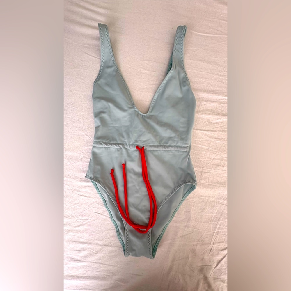 Solid & Striped Light Blue Garment - image 1